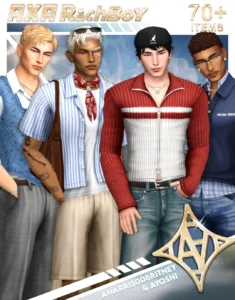 AxA Richboy | Public on August 20th, 2026 by aharris00britney for The Sims 4 | Sims CC Finds | Sims 4 CC