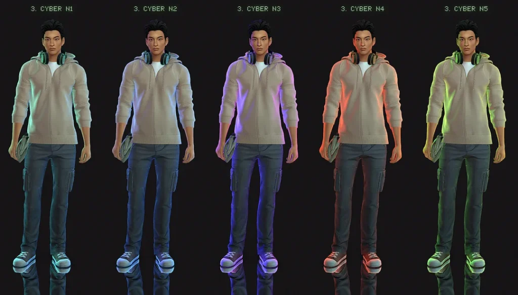 CAS Lighting Mod – 03: situational CAS lighting setups in The Sims 4