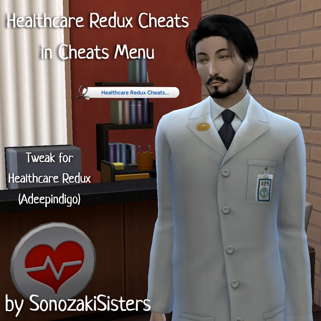 Sims 4 Mod, Healthcare Redux Cheats in Cheats Menu (Tweak for Adeepindigo mod) by SonozakiSisters for The Sims 4 | Sims CC Finds