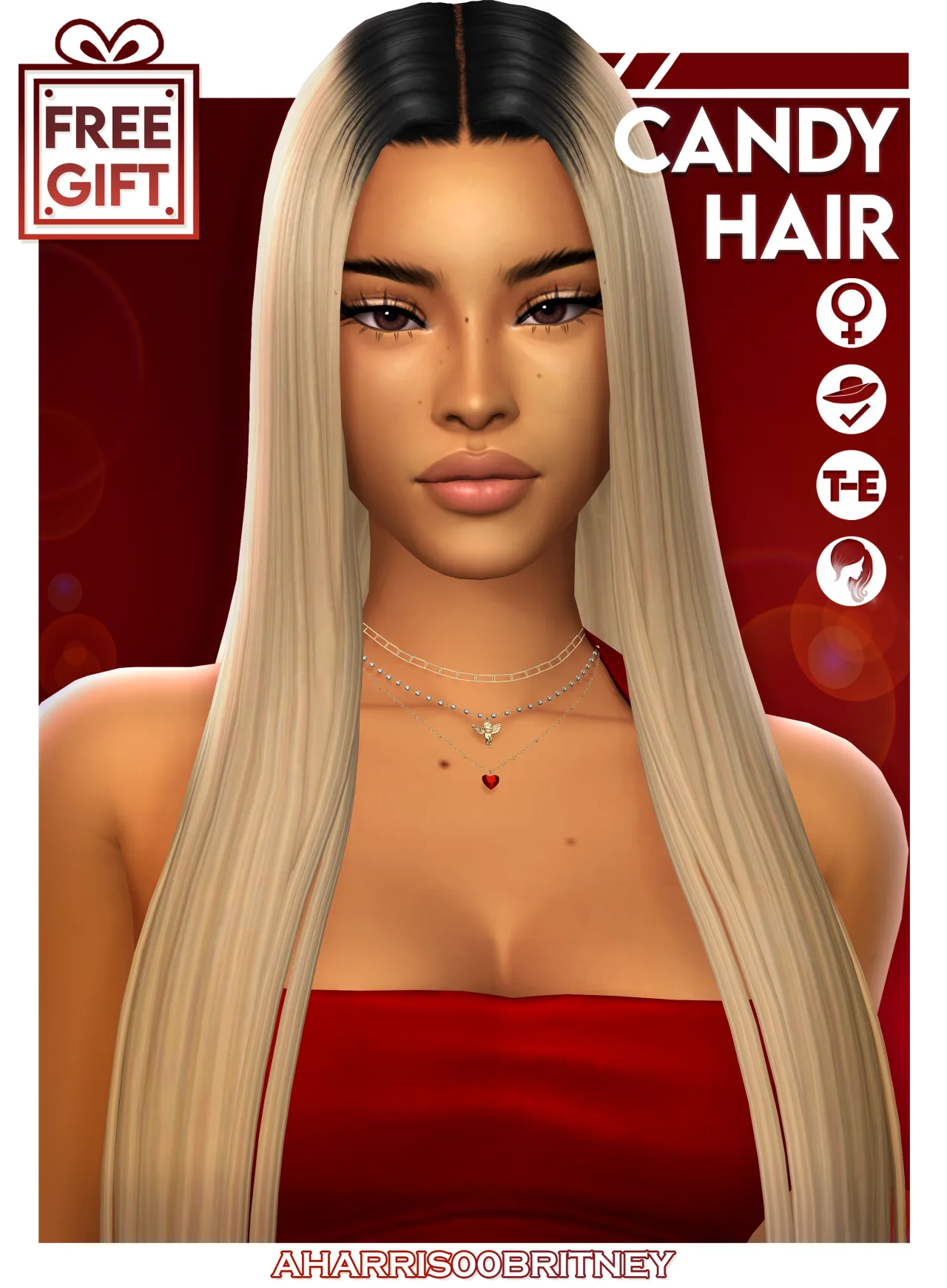 Candy Hair: hair CC for The Sims 4