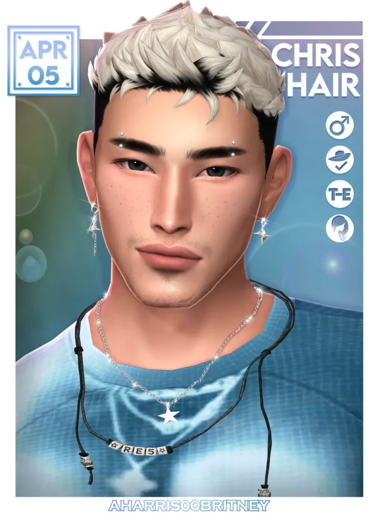 Chris Hair: Hair for The Sims 4