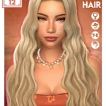 Destiny Hair by aharris00britney for The Sims 4 | Sims CC Finds | Sims 4 CC