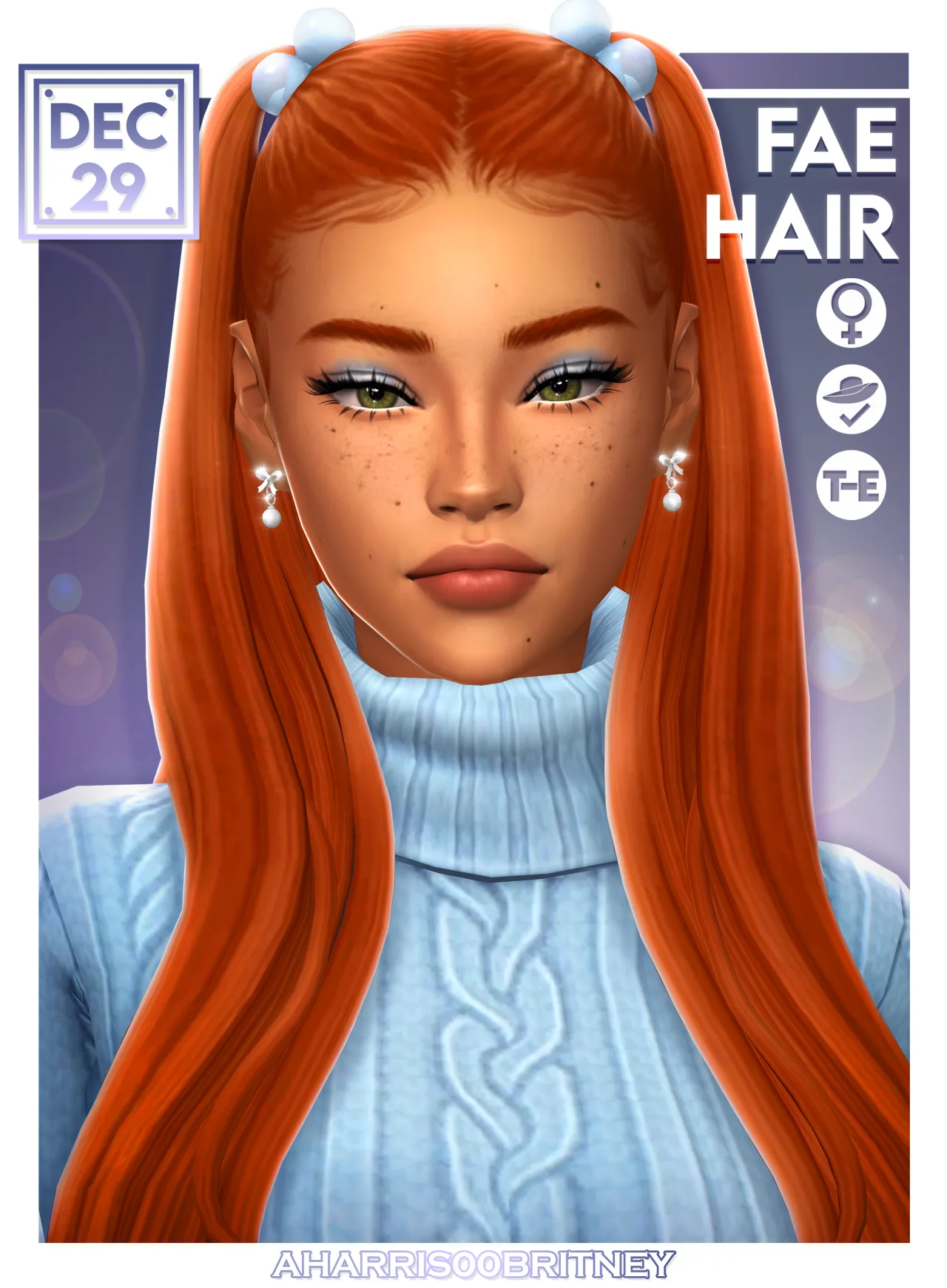 Fae Hair: Hair for The Sims 4