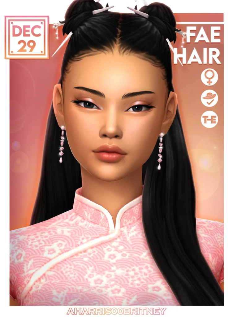 Fae Hair: Hair for The Sims 4