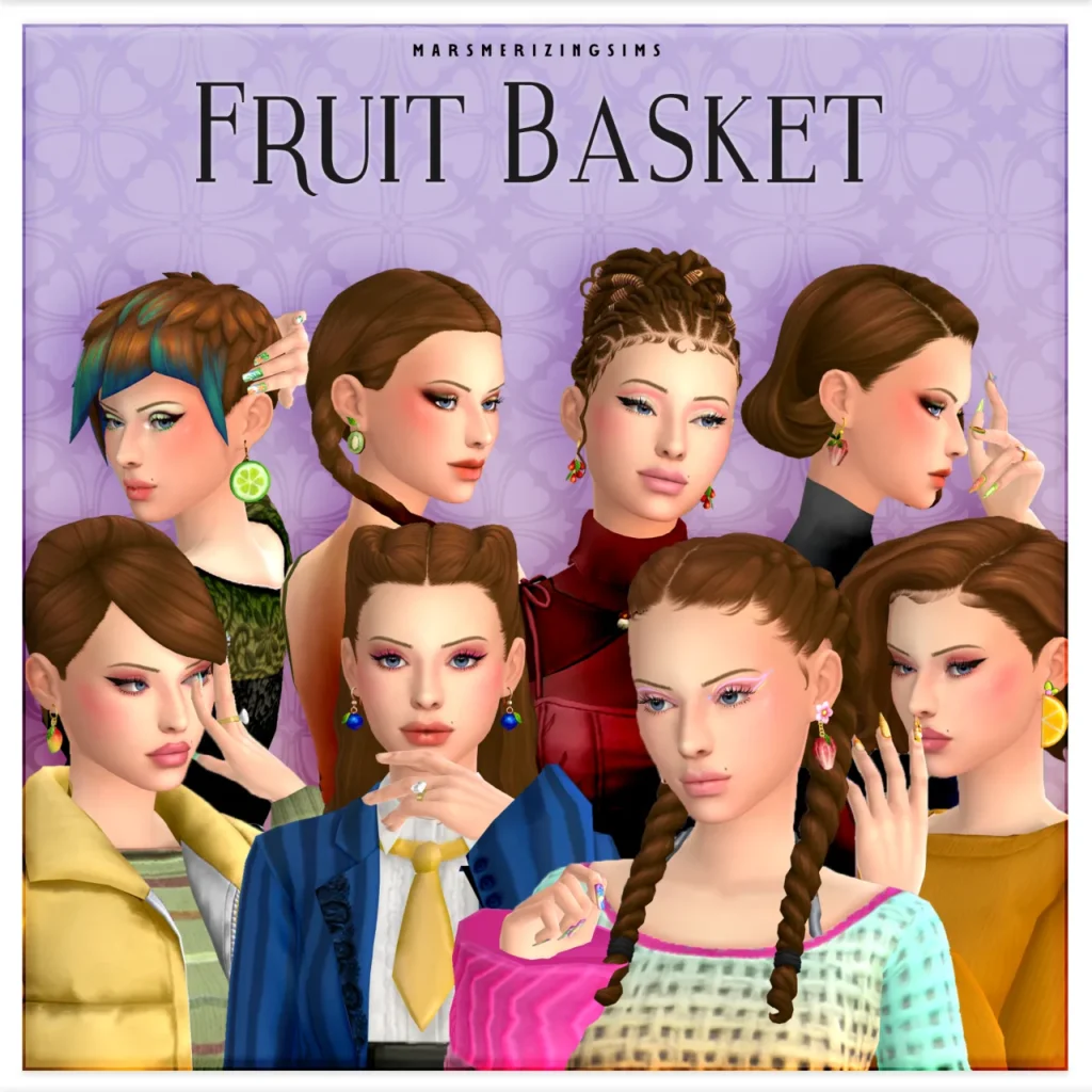Fruit Basket: custom content for The Sims 4 by marsmerizing-sims