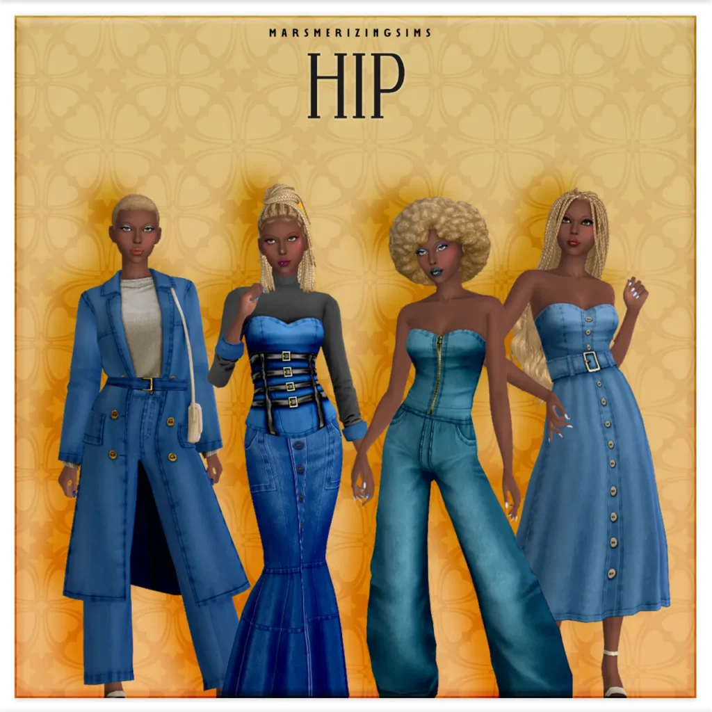 HIP: public July release of Sims 4 CC by marsmerizing-sims