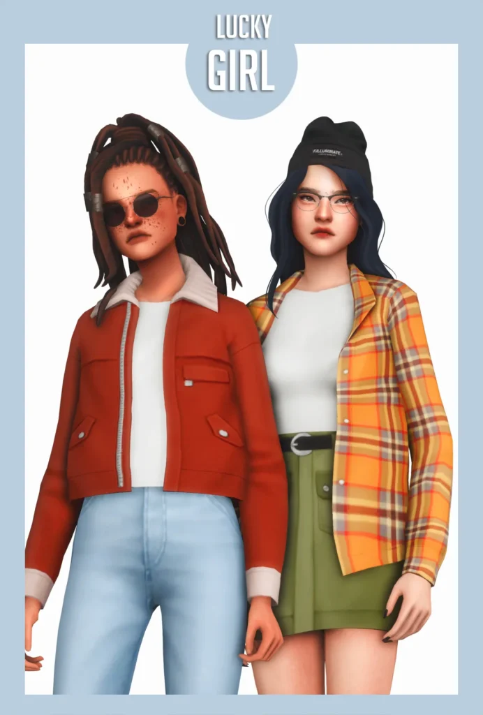 Lucky Girl: CC pack for The Sims 4