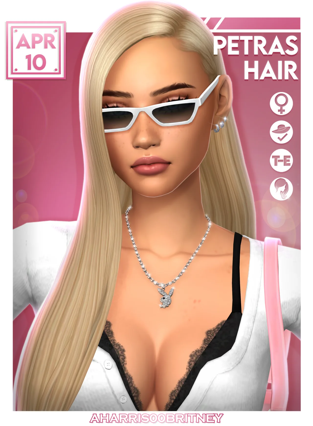 Petras Hair: hair for The Sims 4