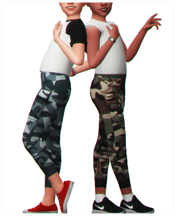 IZZY PANTS: kids pants for The Sims 4