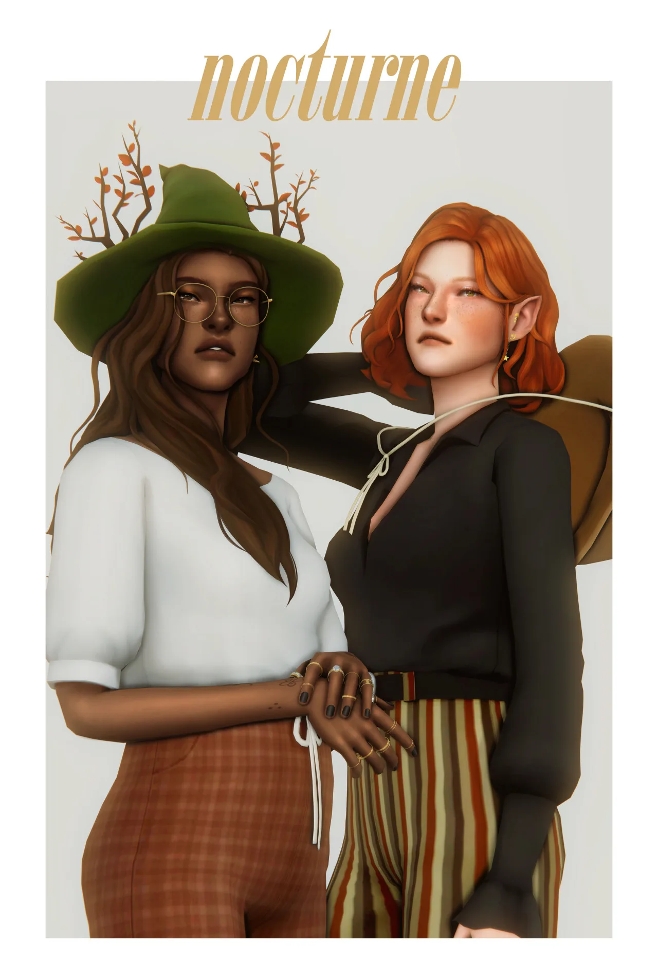 The forest of talking trees: CC pack for The Sims 4