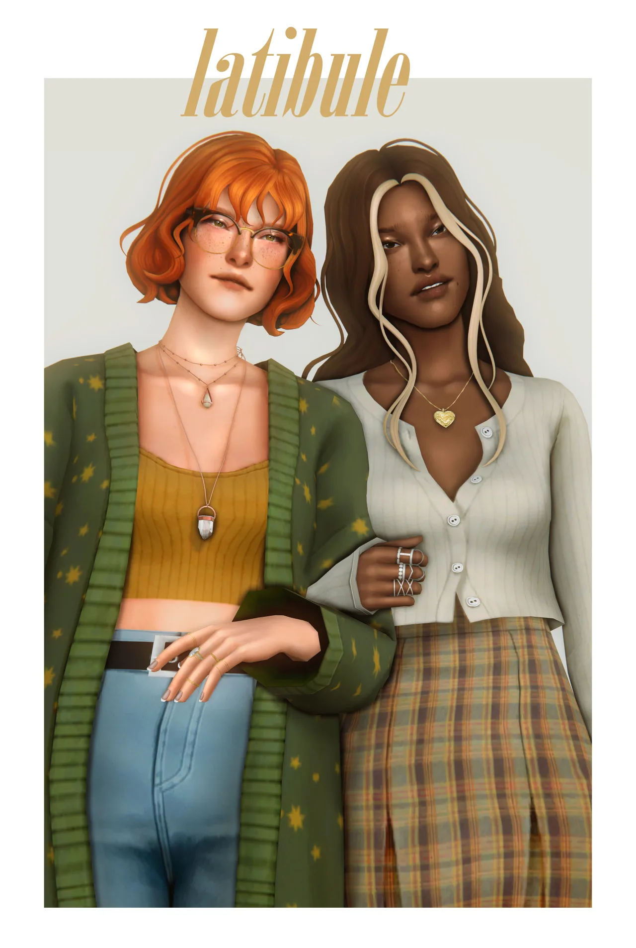 The forest of talking trees: CC pack for The Sims 4