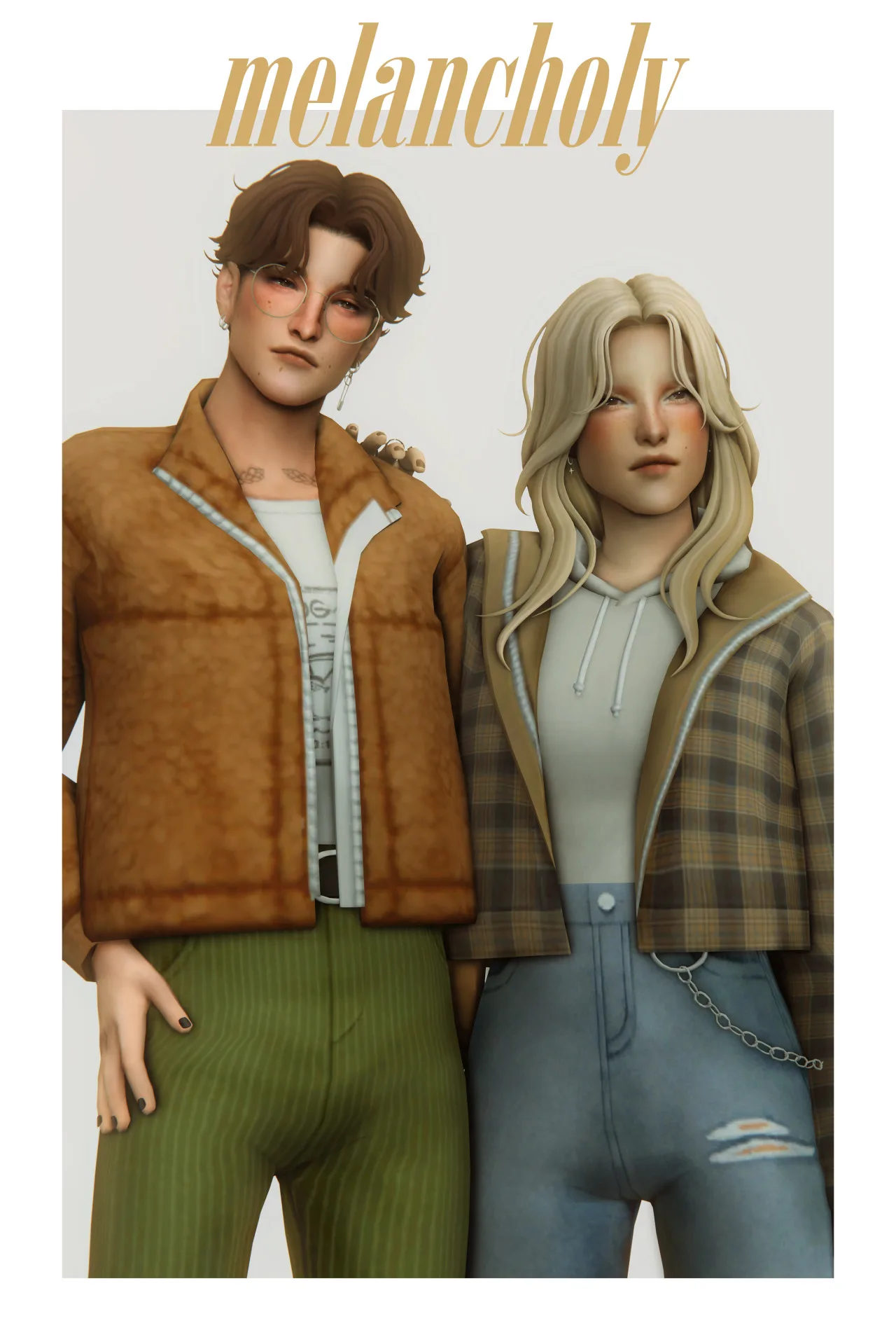 The forest of talking trees: melancholic CC pack for The Sims 4