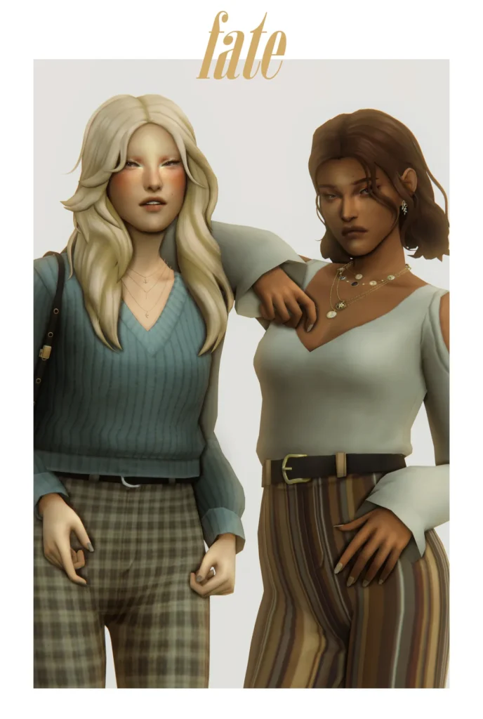 The forest of talking trees: Build/Buy CC pack for The Sims 4