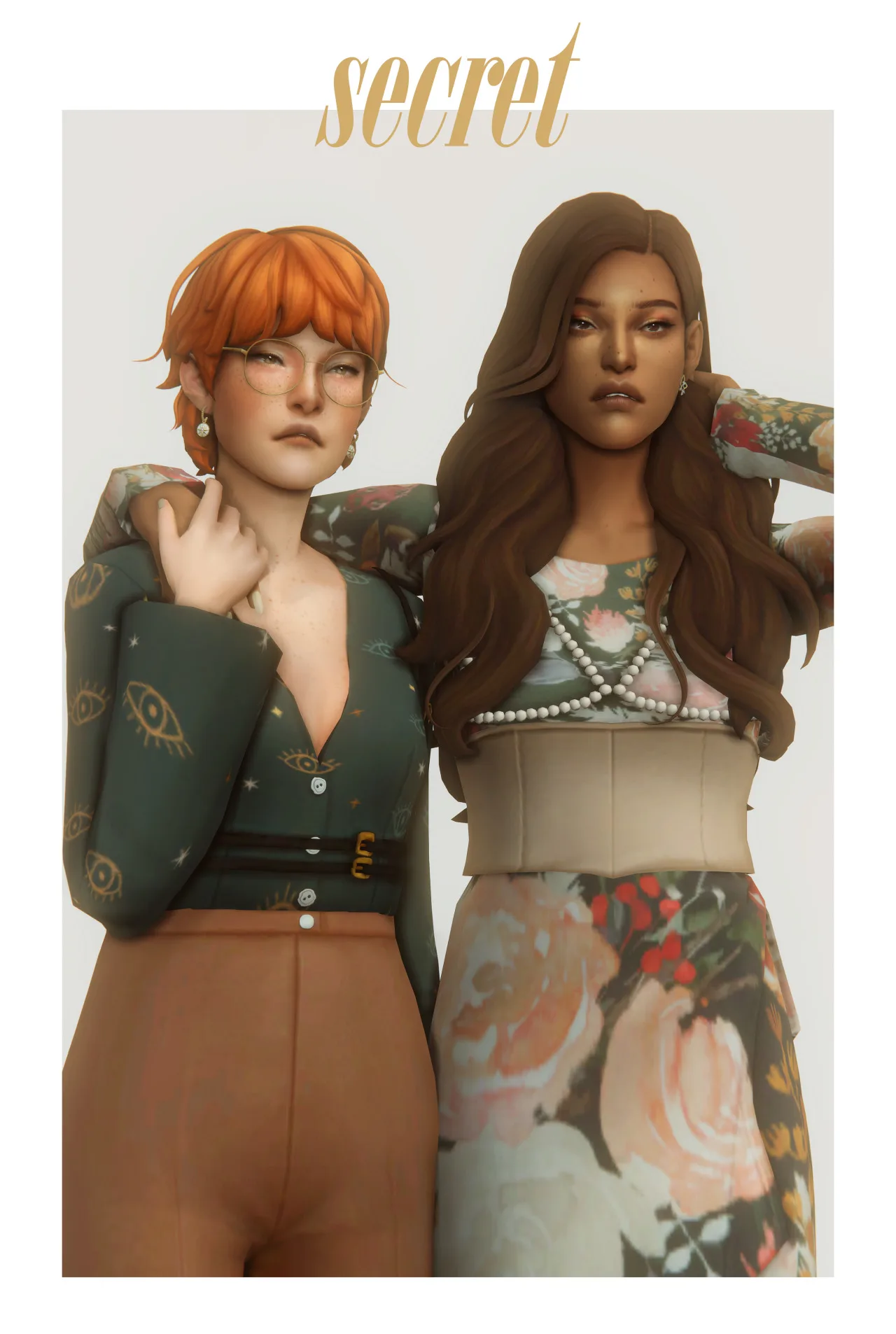 The Forest of Talking Trees: CC set for The Sims 4