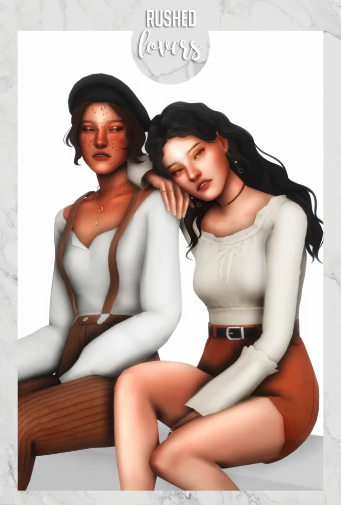 The forest of talking trees: CC pack for The Sims 4