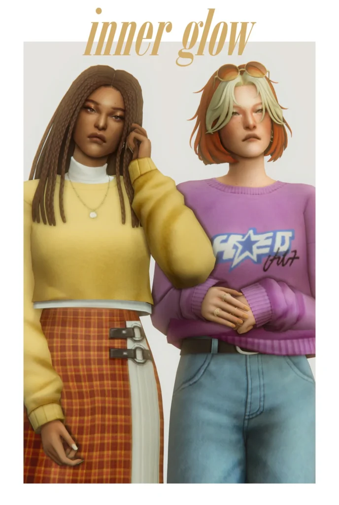 The forest of talking trees: CC pack for The Sims 4