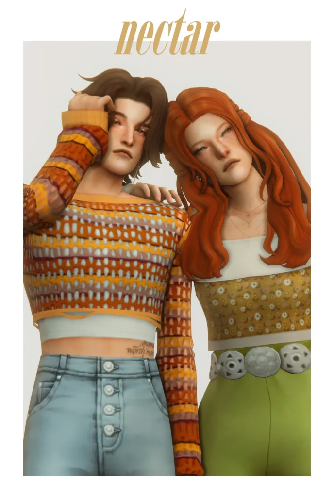 The forest of talking trees: CC pack for The Sims 4