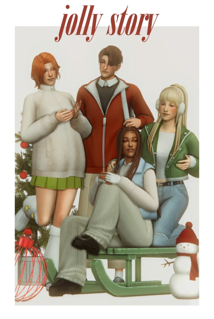 The forest of talking trees: CC pack for The Sims 4