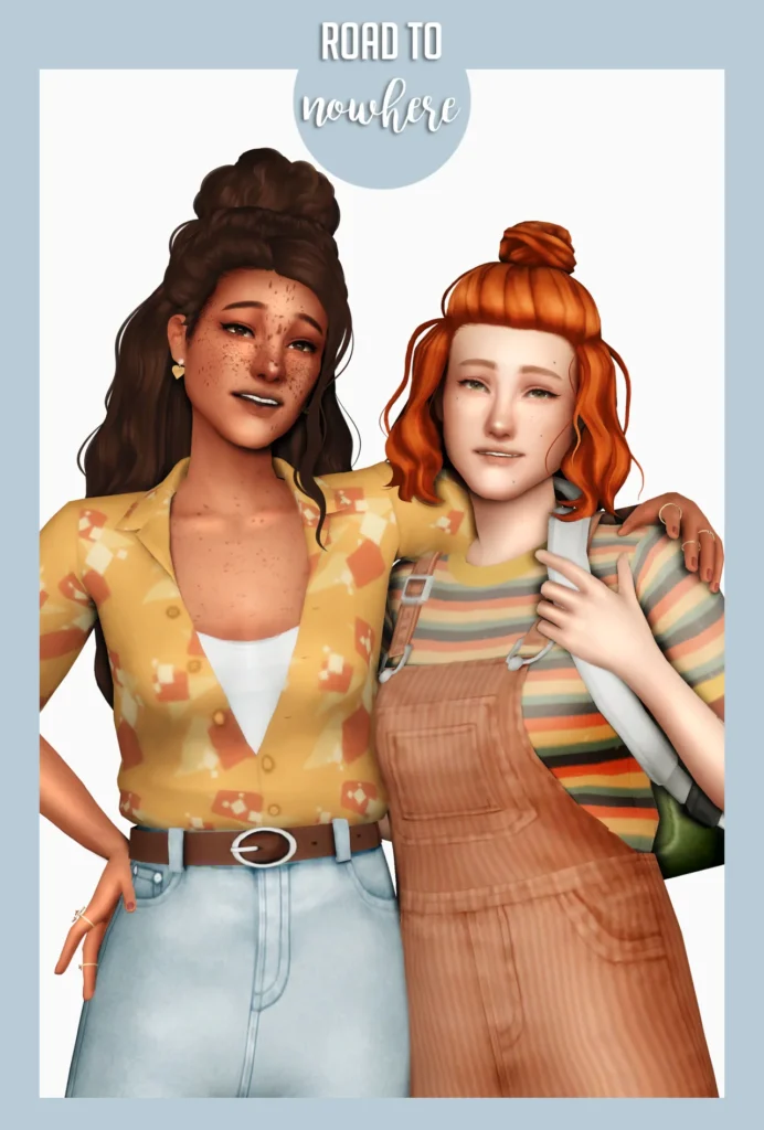 The forest of talking trees: Build/Buy CC pack for The Sims 4