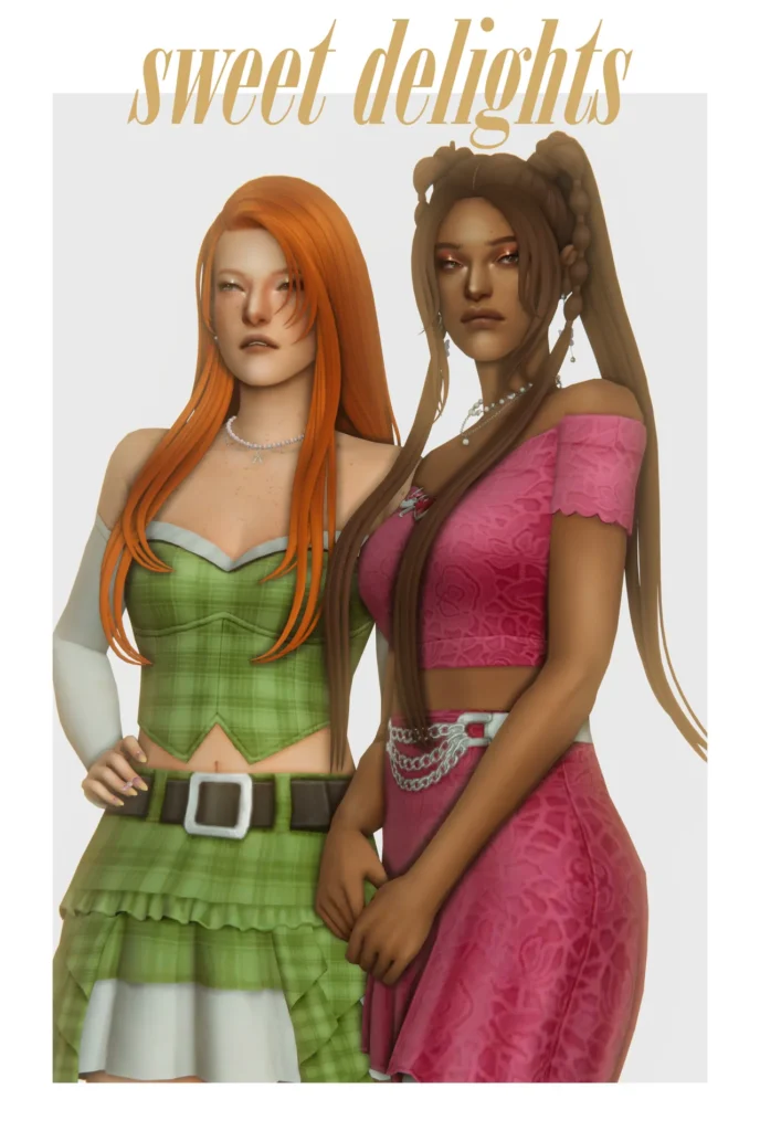 Sweet delights: CC pack for The Sims 4