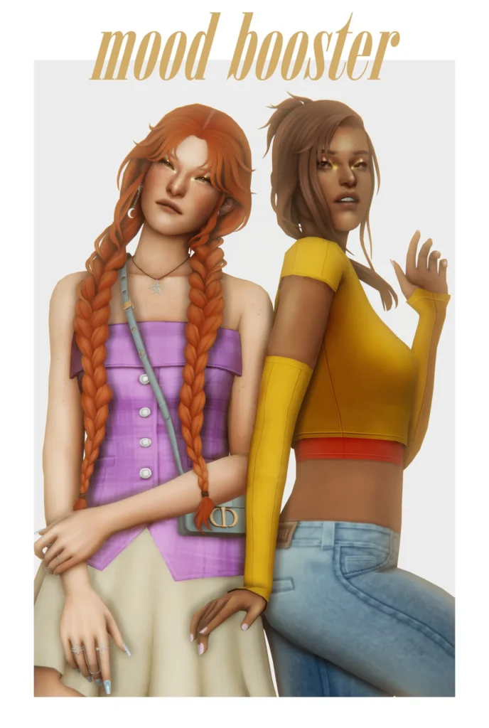 The forest of talking trees: CC pack for The Sims 4