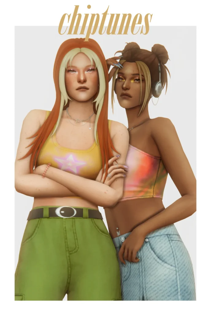 The forest of talking trees: CC pack for The Sims 4