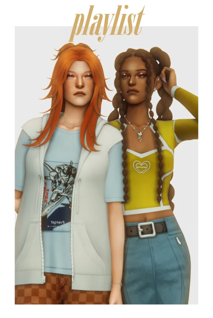 The forest of talking trees: CC pack for The Sims 4