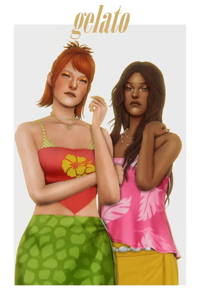 The Forest of Talking Trees: Hair CC pack for The Sims 4