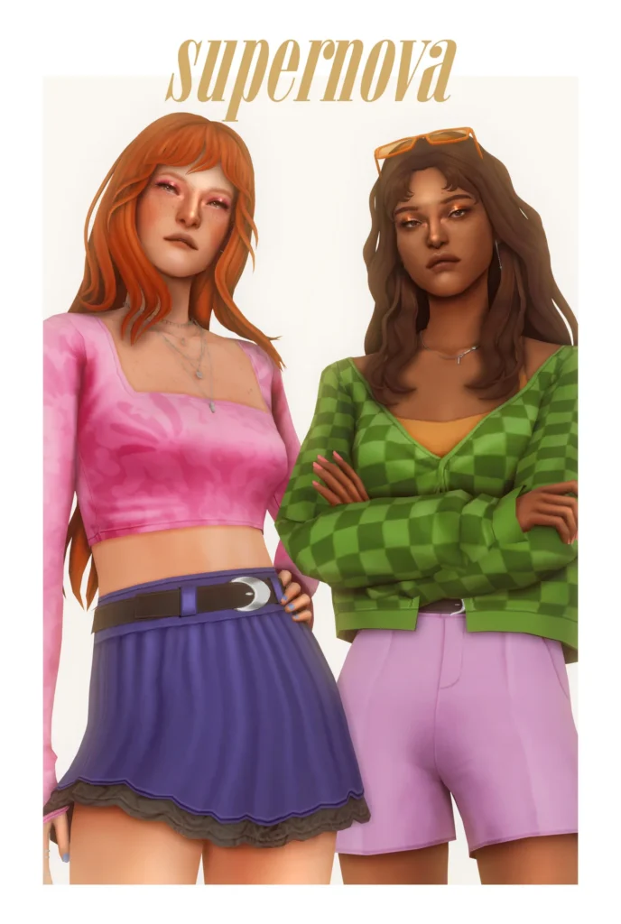 The forest of talking trees: CC pack for The Sims 4