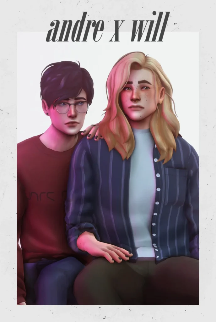 Andre x Wilfred hair commissions: Hair for The Sims 4